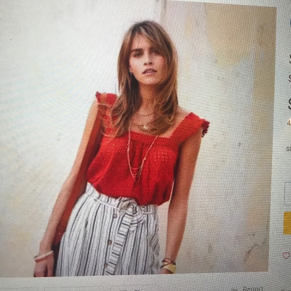 Sezane Abby Eyelet Top
